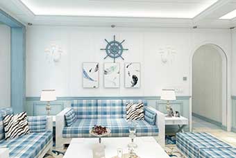 鞍山地中海风格-客厅