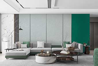 鞍山轻奢风格-客厅