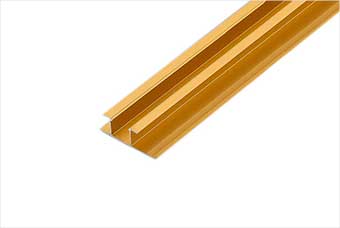 鞍山航空纤维墙咔铝合金带灯中条（钛金氧化）