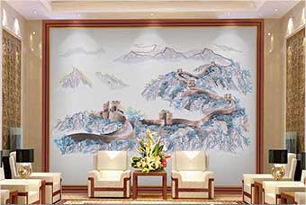 鞍山森佰汇航空纤维墙咔（唯我中华）