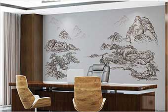 鞍山森佰汇航空纤维墙咔（山水之间）