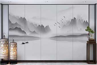 鞍山森佰汇航空纤维（山水画系列）